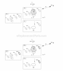 Carburetor Diagram and Parts List for 083132-0130-B1  Briggs and Stratton Engine